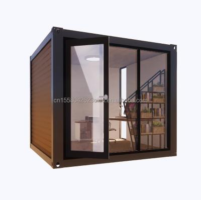 China Affordable Container House with 50/75/100mm Wave Sandwich Panel Wall and Aluminum Alloy Windows for sale