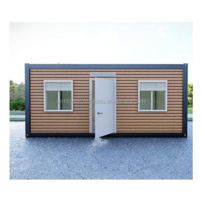 China 20ft Prefabricated Wooden House Steel Frame Tiny Home for Forest Residential Container Mobile Prefabricated Houses Sale for sale