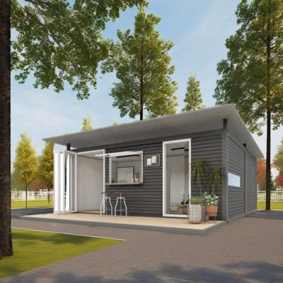 China Gegalvaniseerd stalen buigwerk Modern ontwerp Prefab huis voor scheepvaart Container Sandwich paneel Modulair winkel Appartement Te koop