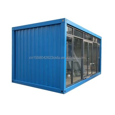 China Moderne ontwerp stijl 20ft prefabriceerde scheepvaartcontainer huis voor hotel accommodatie oplossing leverancier Te koop