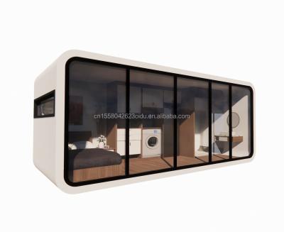 China Modern 20ft 40ft Prefab House Outdoor Tiny Pod Coffee House Mobile Working Apple Cabin-Popular Prefabricated Cabin Apartment Apartment for sale