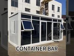 20ft container mobile shop prefabricated house flat packed