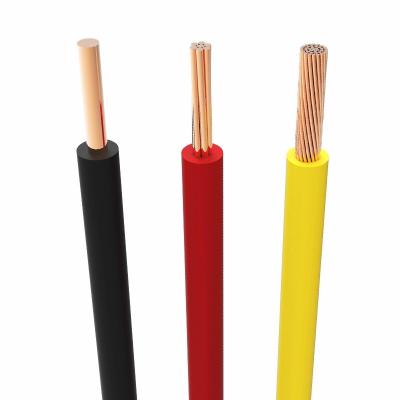 China Electrical Appliances Single Core Solid Wire PVC Insulated BV Copper Home 16mm 2.5mm 4mm 10mm Core Electrical Cable for sale