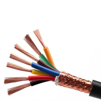 China RVVP Shielded Cable RVVP Cable 300v 0.5/0.75/1/1.5/2.5/4/6mm2 PVC Jacket Shielded RVVP Electrical Flexible Cable Wire for sale