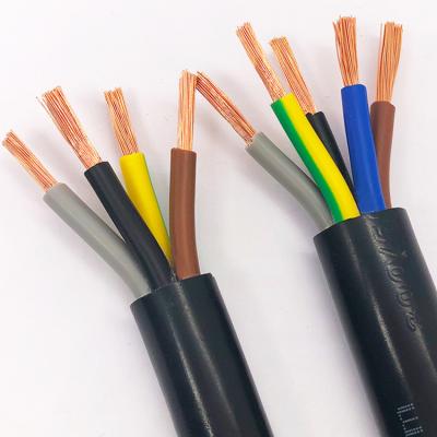 China Overhead Free Sample 2 3 4 5 Core Flexible Royal PVC Rope Power Cable 2.5mm2 4mm2 6mm2 10mm2 16mm2 for sale