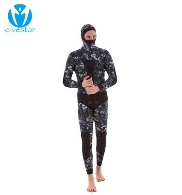 China 3MM5MM7MMOpen Cell Antibacterial Custom Neoprene Diving Spearfishing Wetsuit for sale