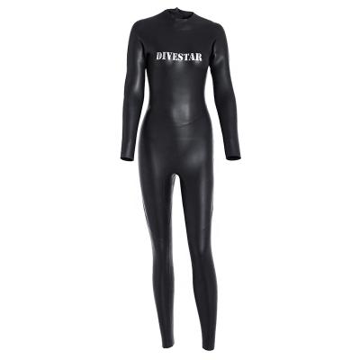 China New Antibacterial Design DIVESTAR Freediving Long Sleeve Neoprene Fit Smoothskin Full Wetsuit Women Wetsuit for sale