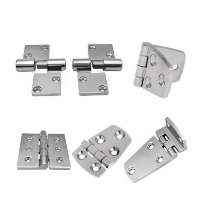 China Stainless Steel 316 Marine Boat Hinge Heavy Duty Strap Hinge Deck Hinge Rust Resistance Boat Hinge for sale