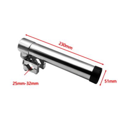 China Boat ; Marine ; Boat SS 316 Stainless Steel Slide Flush Mount Adjustable One Way High Polished Fishing Rod Holder Marine Hardware for sale