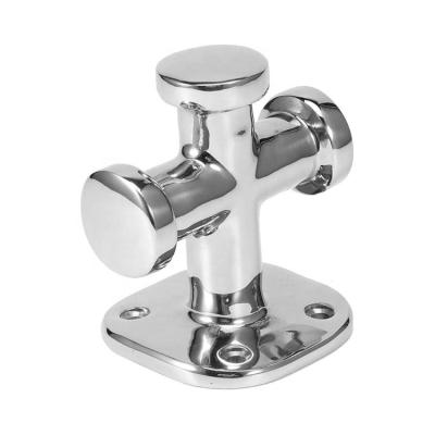 China Rust Resistance Heavy Duty 316 Stainless Steel Deck Fittings Single Cross Boat Bollard for sale