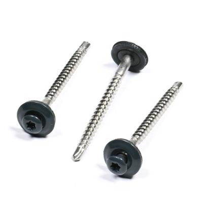 China Pan Ral Plated Torx Pan Gasket Head Sheet Metal Tek Screw Self Drilling Screw for sale