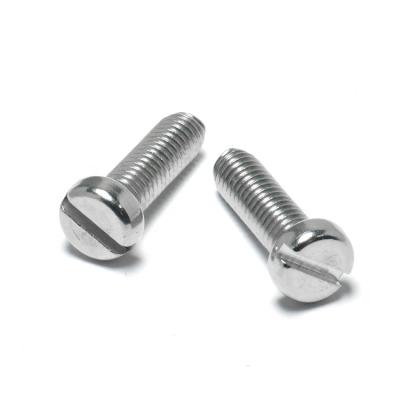 China High Quality Truss M5 M6 M8 M10 Hanjie Supply SS 304 Stainless Steel 316 Pan Head Machine Screw Slotted for sale