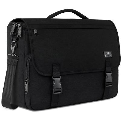 China Anti-theft 15.6 Inch Men's Cross - Body Bag Women Work Computer Laptop Bag Black Briefcase Lightweight Messenger Bags for sale