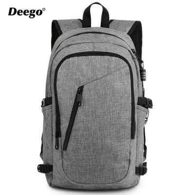 China With School Smart Mens USB Water Proof 21L Laptop Backpack Bag With USB Charging Port for sale