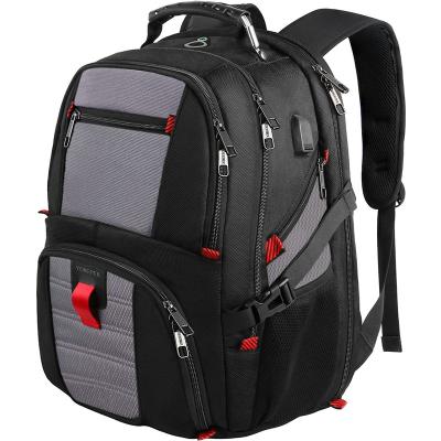 China With USB Anti Theft Business Durable Laptop Anti Climbing Backpack Factory Sale 17inch OEM Smart USB Hot Filling Left Travel Backpack for sale