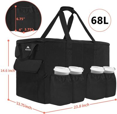 China Thermal Insulated Waterproof Food Storage Tote Cooler Handbag Private Label Picnic Waterproof Foldable Portable Bag Lunch Box for sale