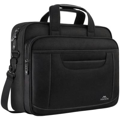 China Laptop Compartment Computer Compartment Padded High Quality Nylon Material Padded Messenger Bags Light Weight Inside 14 15.6 Inch Laptop Briefcase Bag for sale