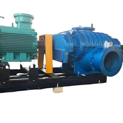 China 400 Twin-lobe root blower for back washing 78.4 to 168 m² ³ /min for sale