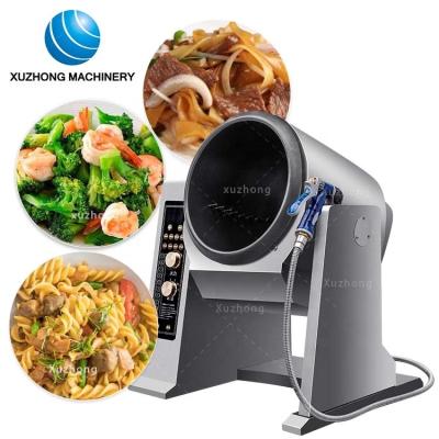 China Restaurant Cooking Commercial Electric Automatic Smart Cooking Fast Food Fried Rice Robot Food Cooker 5Kw Stir-Fry Machine 6L Robot Machine for sale