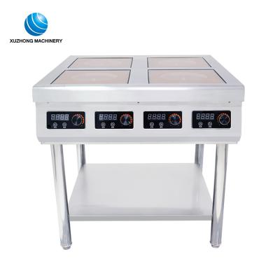 China Commercial Electric Hotel Restaurant 4 Burner Induction Cooker Multi Cooktop Induction Stove 4Plate Ceramic Hob for sale