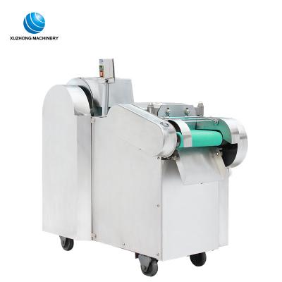 China Restaurant Leaf Vegetable Spinach Cutting Machine / Electric Easy Operate Vegetable Cutter Machine for sale