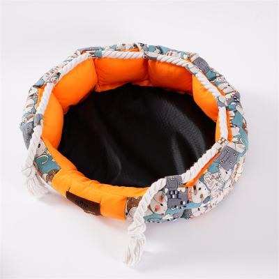 China Breathable Most Popular Soft Fashion Cotton Pet Pet Nest Bed Colorful Cat Boarding House for sale