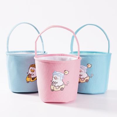 China New Arrival Sustainable Fabric Foldable Laundry Hamper Small Storage Baskets for sale