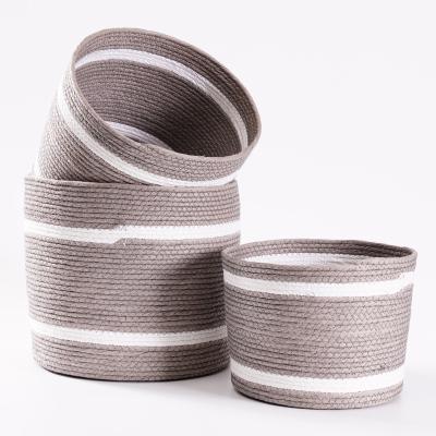 China Viable Handmade Segras Basket Straw Storage Basket Environmental Protection Woven Basket For Kids for sale