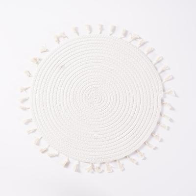 China Handmade Round Tatami Straw Mat Yoga Meditation Seat Cushions of New Fabric Style for sale