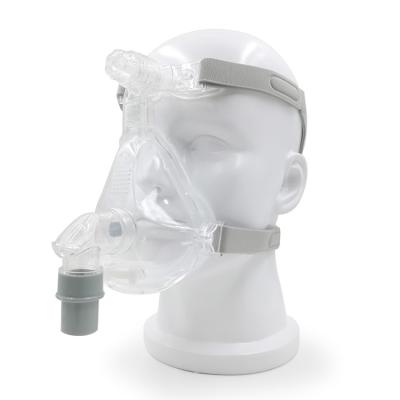 China CPAP Hospital Silicone NIV Oxygen Mask With Headgear Nasal Pillow CPAP BIPAP Full Face Mask for sale