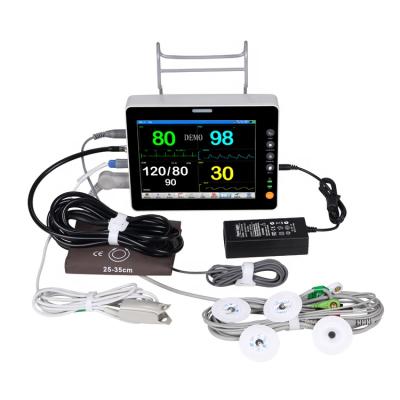 China 3/5-Lead Hospital Medical ECG Machines Multi Parameter Patient Monitoring System for sale