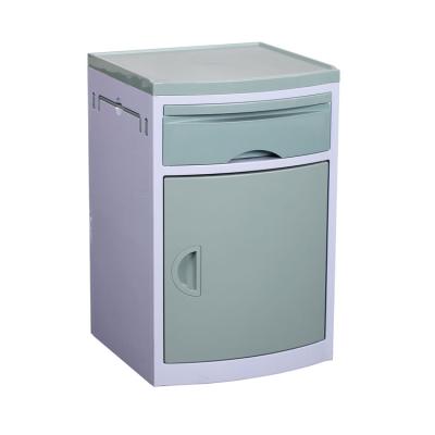 China Modern China Mobile Hospital Bedside Table Cabinet ABS Plastic Bedside Locker for sale