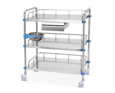 China Hospital and Clinics Medical Dental Trolley for Hospital Clinic for sale