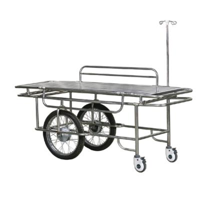 China Asian Stainless Steel Stretcher Fixed Height Trolley for sale