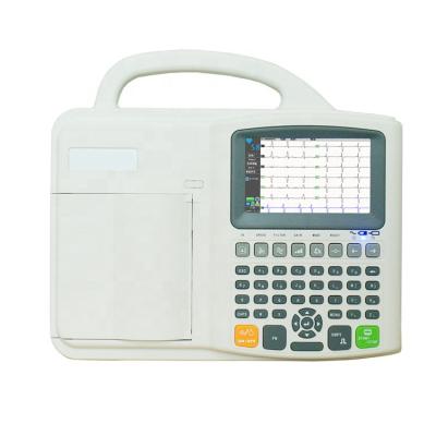 China Plastic High Quality Portable ECG Machine 3 Channel 12 Lead ECG/EKG Ectrocardiograph Machine Cheap Price for sale