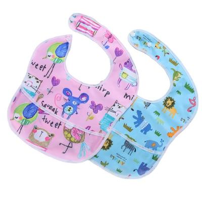 China Fashion Disposable Soft Waterproof Bib Long Sleeve Baby Bib Set For Meals Feeding Infants for sale