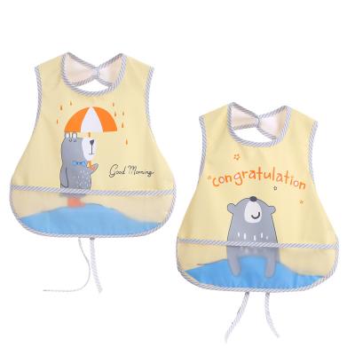 China New Fashion Disposable Waterproof Bibs For Infant Baby Wrapping Feeding Bibs for sale