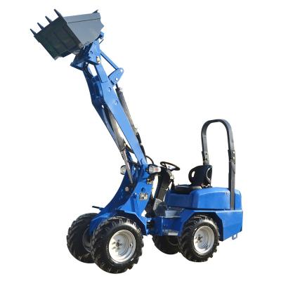 China Hotels 4x4 Agriculture Mini Wheel Loader Tractors With Grapple Bucket for sale