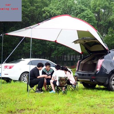 China Hot Portable Waterproof Car Outdoor UV Roof Sunshade Shelter Rain Camping Sale Rear Tent For Sale for sale