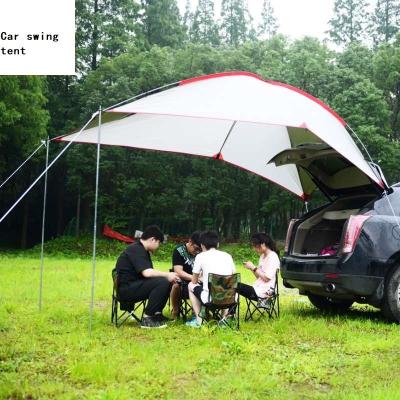 China Hot Portable Waterproof Car Outdoor UV Roof Sunshade Shelter Rain Camping Sale Rear Tent For Sale for sale