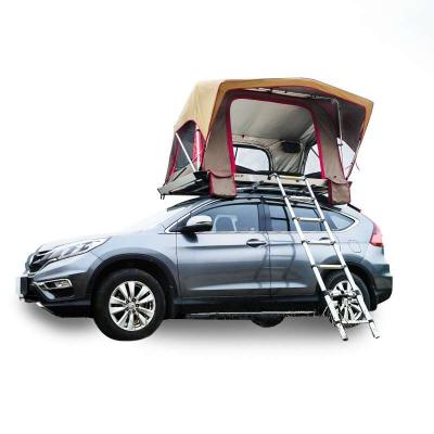 China High quality UV-resistant aluminum 2 person auto camper SUV car 4X4 outdoor camping soft roof top tent for sale for sale