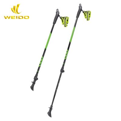 China Outdoor Camping Hiking Walking Stick Adjustable Folding Smart Telescopic Traveling Stick Custom Wholesale Custom Walking Stick for sale