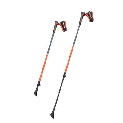 China Nordic walking nrodic walking pole high quality carbon adjustable 2 section carbon poles high quality EVA handle poles for sale