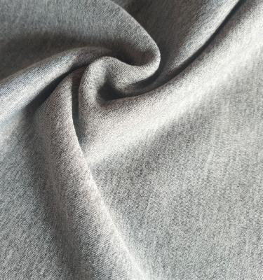 China Stretch 93%Polyester 7%Spandex 148CM 255GSM DTY 75D 28GG Sweat Interlock Thickness Fleece&Good Wicking&Back Brushed & Fleece Fabric for sale