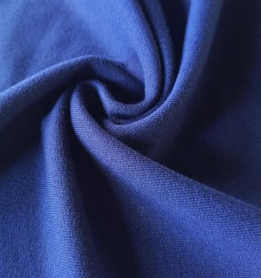 China Soft Hand Feeling&Thickness Elastane French Terry Fabric Stretch 64%Rayon 31%Polyester 5%Spandex 155CM 255GSM R40S 36GG for sale