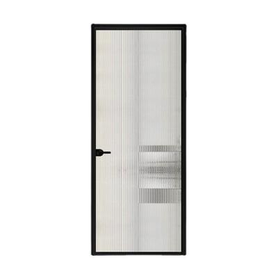 China Sound Insulation Customizable Indoor Bathroom Glass Swing Door for sale