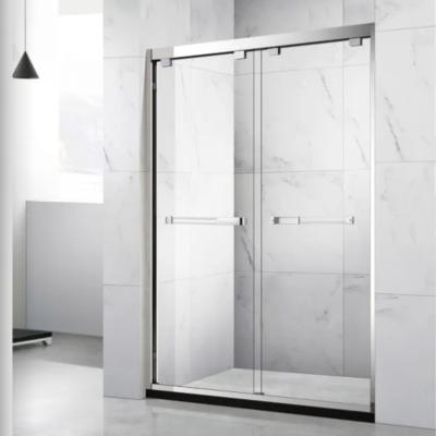 China Factory Direct Sale Waterproof High Quality Stainless Steel Pivot Bathroom Clear Glass Shower Door for sale