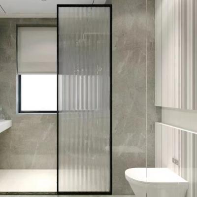 China Safety Waterproof High Quality Tempered Glass For Frameless Shower Door Glass Manufacturer for sale