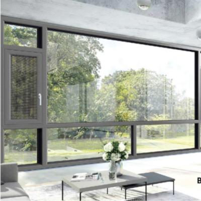 China Magnetic Screen China Manufacturer Customize Double Glazed Tilt And Sliding Windows Pane Doule Tinted Sliding Windows for sale