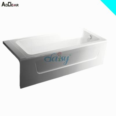 China Most Economical Single Freestanding Tub Stand Relaxing White Soaking Bathtubs for sale